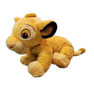 Disney The Lion King Simba Plush Cub Large 20" Stuffed Animal Hasbro Toy 2002